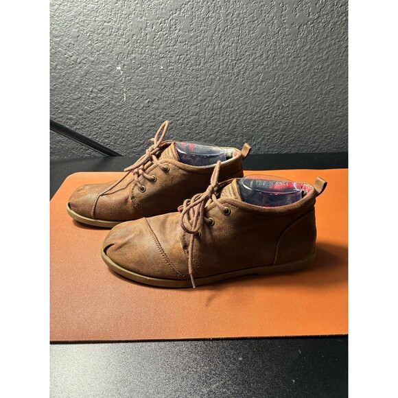 Skechers BOBS Lace Up Chukka Boots with Plaid Lining Women's 10 - Picture 1 of 7